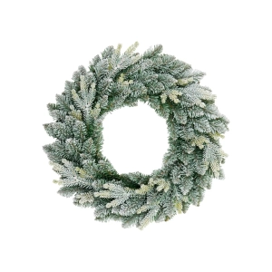 Wianek Świerkowy Aura Frost 30cm Oszroniony