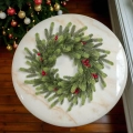 Wianek Świąteczny Aria Green PE 45cm 
