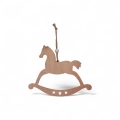 Zawieszka Dekoracyjna Konik na Biegunach 12x15cm