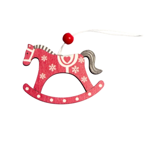 Zawieszka Świąteczna Konik na Biegunach 5,5x7cm