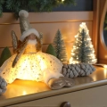 Figurka Świąteczna Anioł Siedzący LED 60cm