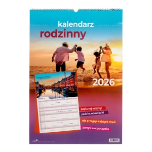 Kalendarz Ścienny 2026 - Rodzinny