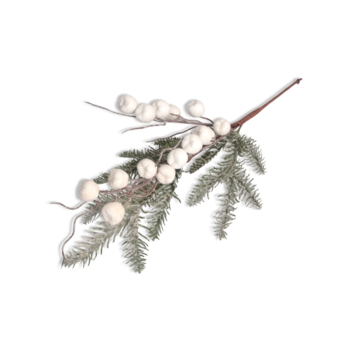 Gałązka Świąteczna Igliwie z Jabłkami 58cm 