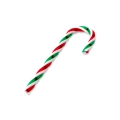 Zawieszka Plastikowa Lizak Laska Mikołaja 12cm kpl. 6szt