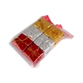 Dekoracyjny Prezencik Świąteczny 4cm kpl. 6szt