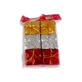 Dekoracyjny Prezencik Świąteczny 4cm kpl. 6szt