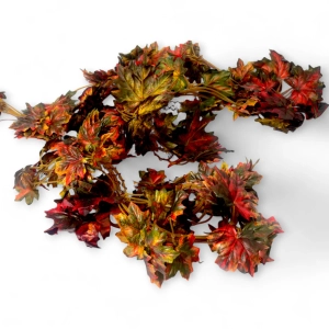 Girlanda Jesienna Liście Klonu 280cm kpl. 5szt - Zielony/Pomarańczowy