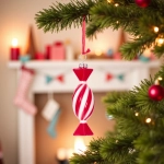 Zawieszka na Choinkę Cukierek 12cm