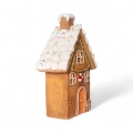 Świąteczna Chatka z Piernika LED 19x29cm