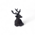 Figurka Renifer Leżący 10x8cm - Czarny