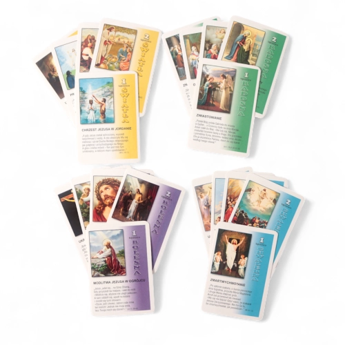 Tajemnice Różańcowe Karty 9,5x7,5cm