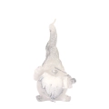Świeca Figurka Gnom 8x14cm - Biały