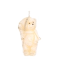Świeca Figurka Miś 9x14cm - Kremowy