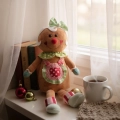 Figurka Świąteczna Ciastek Siedzący 50cm - 2 wzory
