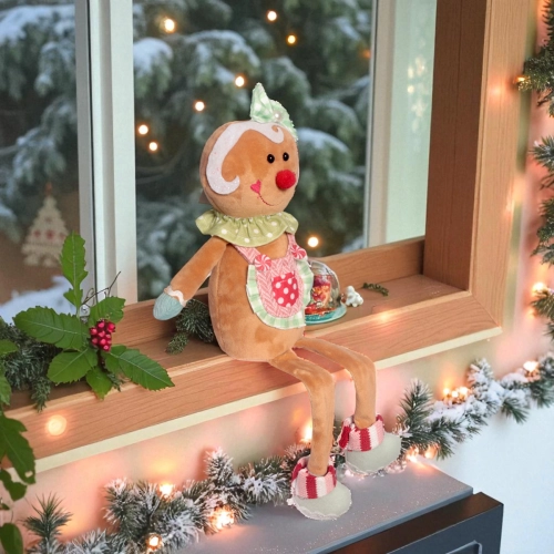 Figurka Świąteczna Ciastek Siedzący 50cm - 2 wzory
