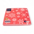 Serwetki PAW Professional Airlaid Snowflakes Red kpl. 12szt 