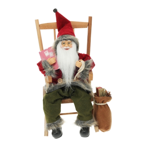 Mikołaj w Bujanym Fotelu 30cm