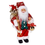 Figurka Świąteczna Mikołaj z Bombką 30cm