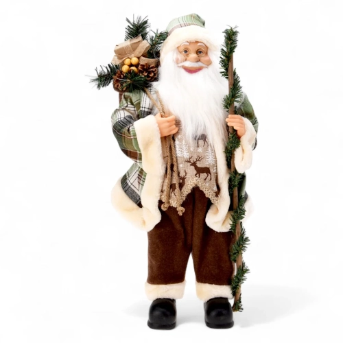 Figurka Dekoracyjna Leśny Mikołaj 60cm