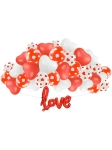 Balony Girlanda Zestaw Love 34 Elementy