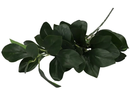 Sztuczna Gałązka Ozdobna Zielone Liście 70cm