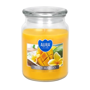 Świeca Zapachowa w Słoiku Duża 500g - Soczyste Mango