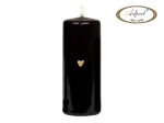 Świeca Słupek Donna 5,8x15cm - Czarny