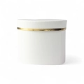 Pudełko Flower Box Papierowy Serce 14,5cm - Biały