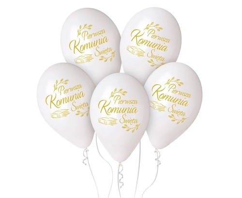 Balony Komunijne Biblia 30cm kpl. 5szt