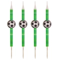 Świeczki Urodzinowe Piłka Nożna 11cm kpl. 4szt
