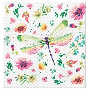Serwetki TETE Softpoint 38x40cm kpl. 20szt - Pastel Dragonfly