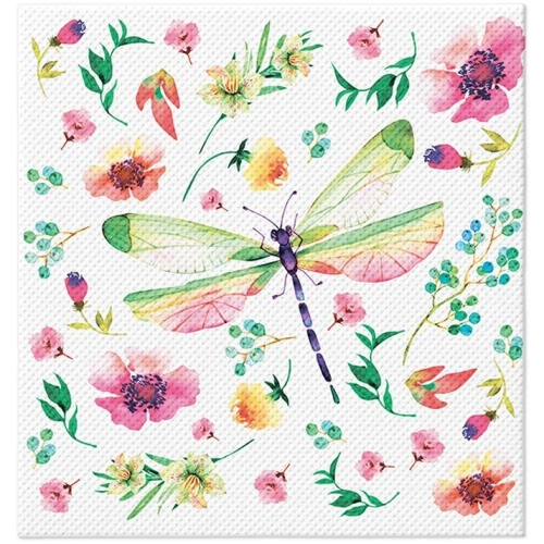 Serwetki TETE Softpoint 38x40cm kpl. 20szt - Pastel Dragonfly