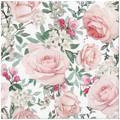 Serwetki PAW Airlaid Gorgeous Roses kpl. 12szt