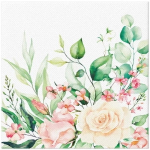 Serwetki PAW Airlaid Floral Moments kpl. 50szt