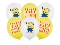 Balony Lateksowe Minionki 30cm kpl. 6szt