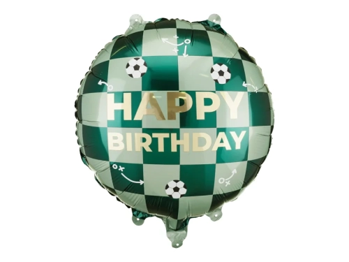 Balon Foliowy Piłka Nożna Happy Birthday 35cm 