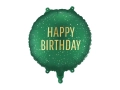 Balon Foliowy Happy Birthday 35cm - Zielony