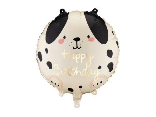 Balon Foliowy Piesek Happy Birthday 35cm 