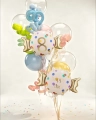 Balon Foliowy Cukierek Happy Birthday 61x37cm 