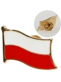 Przypinka Metalowa Flaga Polski 1,5x2,5cm