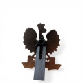 Metalowy Orzeł Polski z Podstawką 8cm