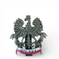 Metalowy Orzeł Polski z Podstawką 10cm