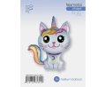 Balon Foliowy Magiczny Kot 88x73cm - Niebieski