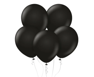 Balony Lateksowe Czarne 30cm kpl. 10szt