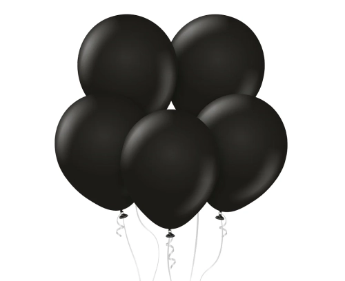 Balony Lateksowe Czarne 30cm kpl. 10szt
