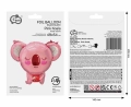Balon Foliowy Pink Koala 49x54cm