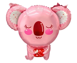 Balon Foliowy Pink Koala 49x54cm