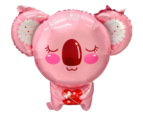 Balon Foliowy Pink Koala 49x54cm