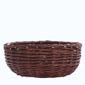 Kosz Wiklinowy Osłonka Misa 36x12cm - Ciemny Brązowy