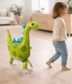 Balon Foliowy Dinozaur z Kółkami 76x75cm